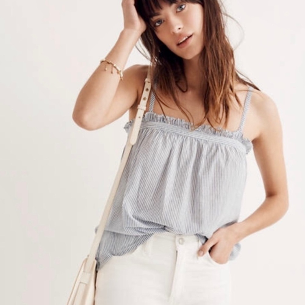 Madewell tie strap cami tank